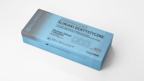 Przejdź do produktu śliniak dentystyczny w kolorze niebieskim 50szt