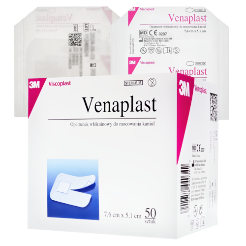 Przejdź do produktu venaplast - plaster włókninowy do mocowania kaniul op.50szt