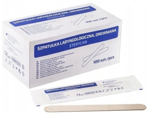 Przejdź do produktu łopatka/szpatułka laryngologiczna jałowa drewniana 100szt
