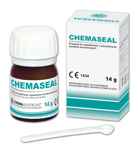 Przejdź do produktu chemaseal (preparat do ostatecznego wypełnienia kanałółw korzeniowych ) 14g   chema