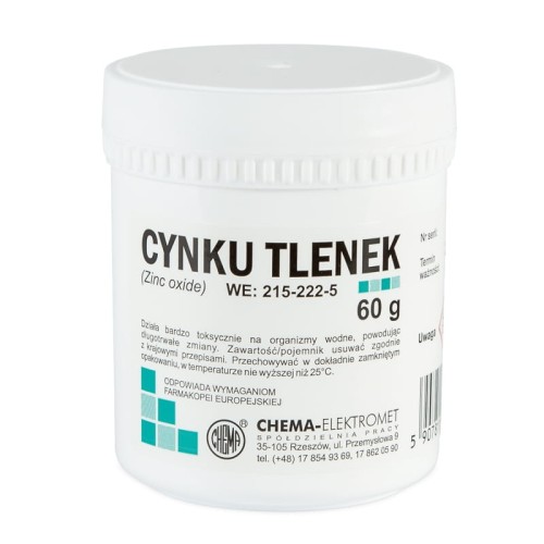 Przejdź do produktu tlenek cynku 60 g chema