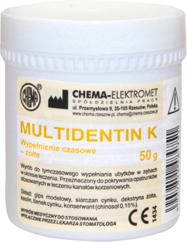 Przejdź do produktu fleczer multidentin k żółty 50g  chema