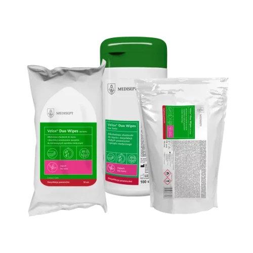 Przejdź do produktu velox duo  wipes - chusteczki alkoholowe w tubie 100szt