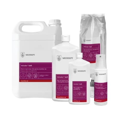 Przejdź do produktu velodes soft  500ml płyn do dezyfekcji rąk