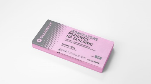 Przejdź do produktu pokrowiec na zagłówki w kolorze różowym 50szt
