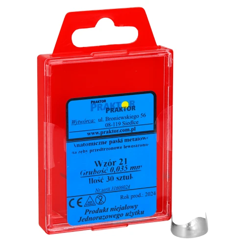 Przejdź do produktu paski metalowe profilowane 0,035 nr 21 p/t l   30szt.