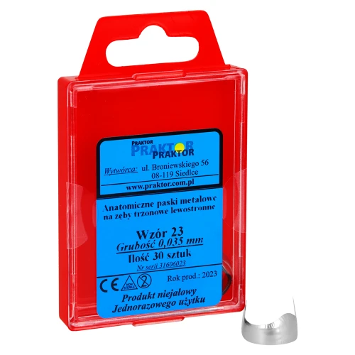 Przejdź do produktu paski metalowe profilowane 0,035 nr 23 t l   30szt.