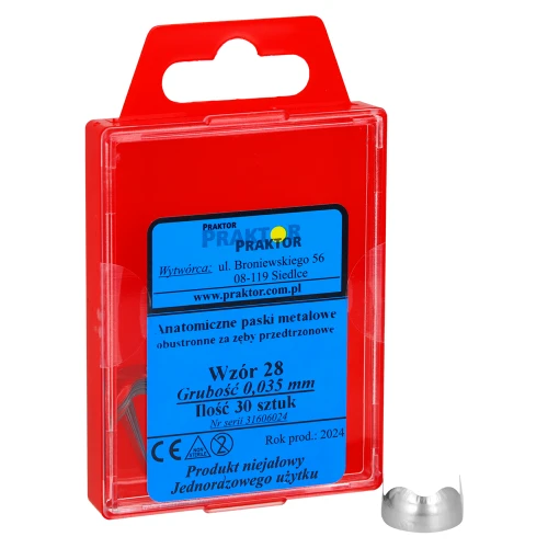 Przejdź do produktu paski metalowe profilowane 0,035 nr 28 2 b p/t   30szt.