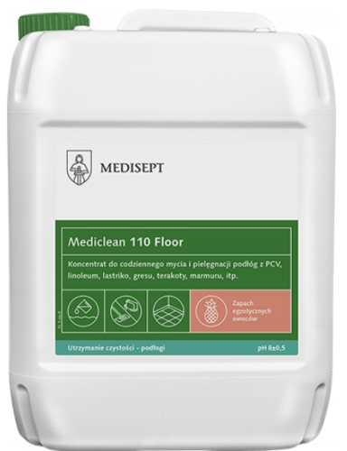 Przejdź do produktu koncentrat do mycia podłóg mediclean 110 floor 5l zapach egzotyczny