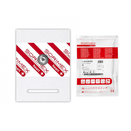 Przejdź do produktu elektroda ekg do holtera  ek-s 60 psg  prostokątna 55x40 op=50 szt.